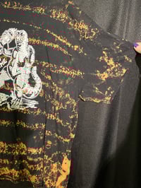 Image 3 of 2XL Be Gay Do Crime Godzilla Bleach Dye Shirt 3