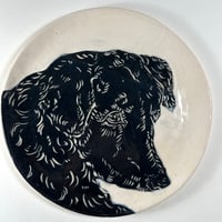 Image 1 of Carved Dog Plate
