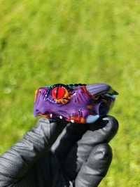 Image 4 of Aqua Orange Plum DragonHead Pendant
