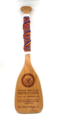 Image 15 of USCG Cutter Boat Ship Crest Paddle