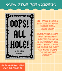 Image 1 of OOPS! ALL HOLE! 18+ Zine (PREORDER)