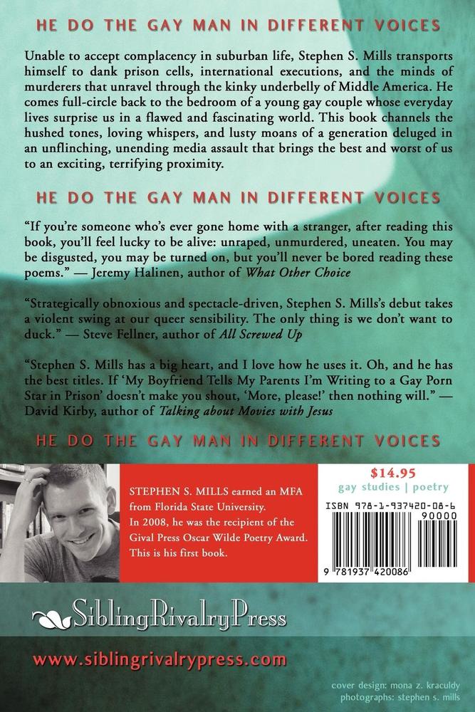 Image of LAMBDA LITERARY AWARD WINNER: He Do the Gay Man in Different Voices by Stephen S. Mills