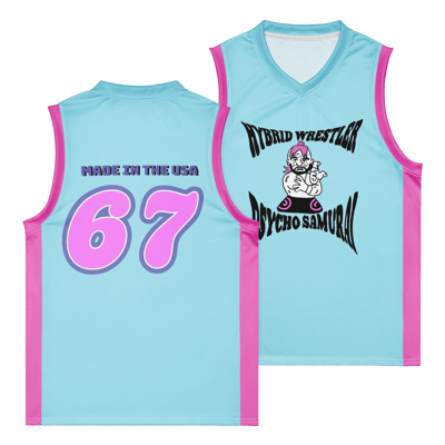 Image of Hybrid Pyscho Samurai basketball jersey