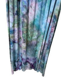 Image 5 of XL Jersey Knit Long Sundress in Mermaid Watercolor Ice Dye