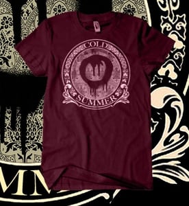 Image of Cold Summer - Propaganda (Cardinal Red Shirt) + S/T Album!