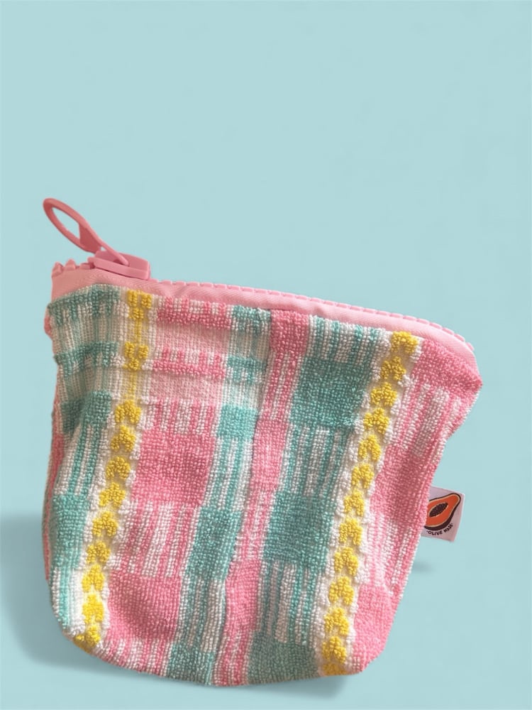 Image of Postcard pouch- Pink & Blue