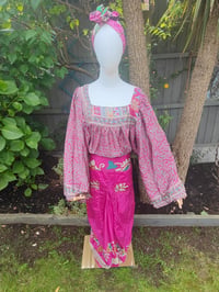 Image 1 of Gypset smock top tunic - pinks