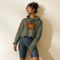 Image 3 of Mayan Calendar, Mayan Wheel of Time, Crop Hoodie
