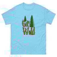 Image 7 of Unisex classic tee, Get Wild T-Shirt | Nature Adventure Forest Graphic Tee