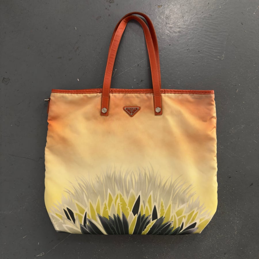 Image of Prada Nylon Tesutto Tote Bag