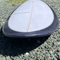 Image 12 of 7-6 Eclipse Midlength Egg Surfboard Resin Tint FCS11 Side Bites Centre Box 