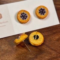 Image 4 of Butter Croissant - Stud Earrings
