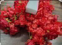 Image 3 of RED Flower runners  220 cm for rent only 