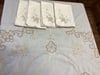 Vintage Cream Rectangle tablecloth set