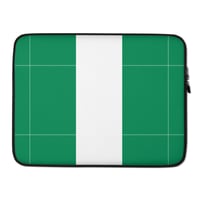 Image 1 of NIGERIAN FLAG LAPTOP SLEEVE 