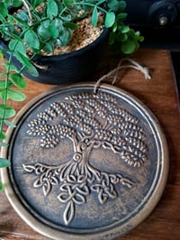 Lisa Parker ceramic plaque tree of life