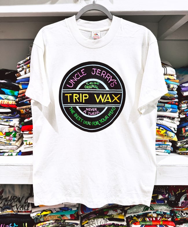 Grateful Dead 1980s ‘Uncle Jerry’s Trip Wax’ Lot T-Shirt - Size L