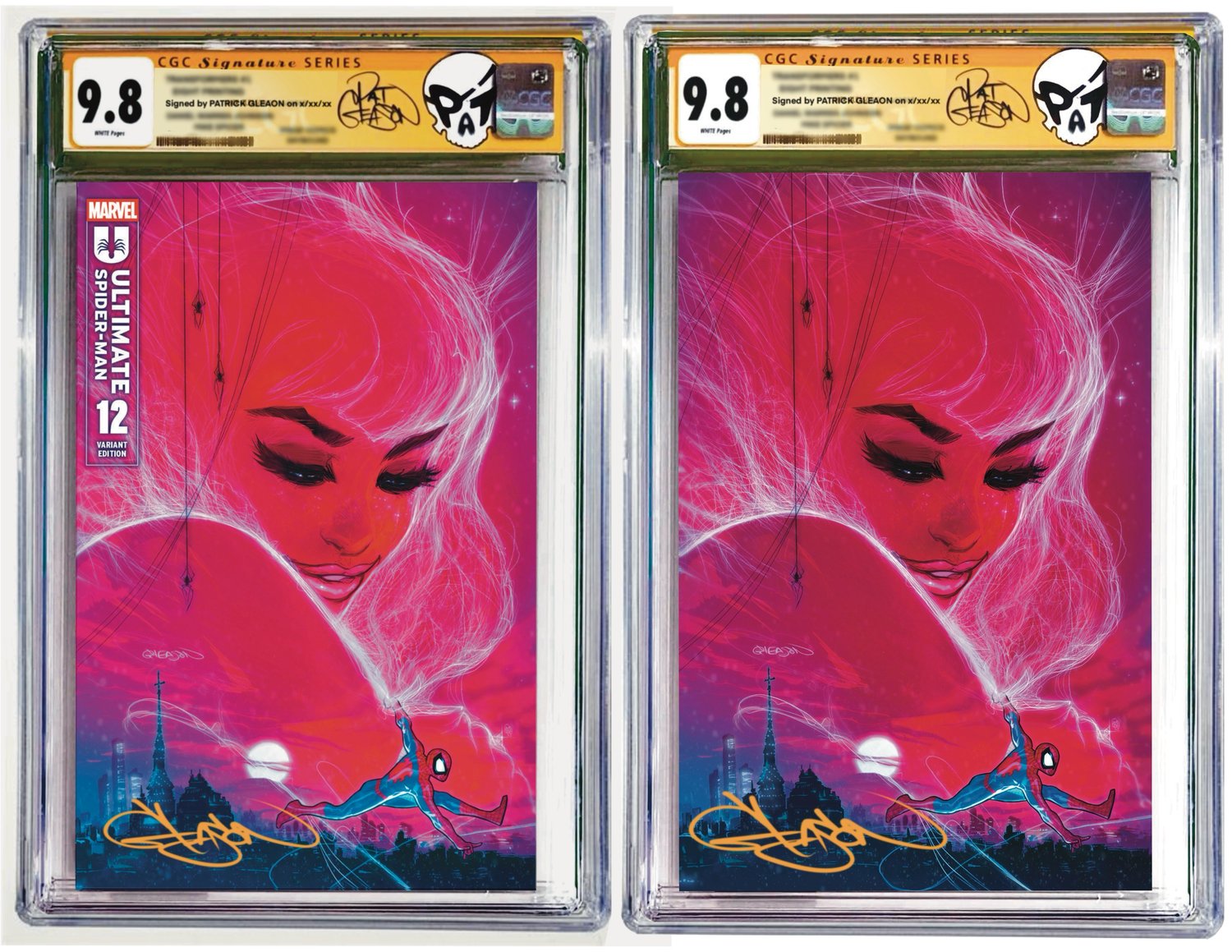 Image of CGC SIGNATURE SERIES SET: VIRGIN + TRADE DRESS- ULTIMATE SPIDER-MAN: MARY JANE WEB-HEADS