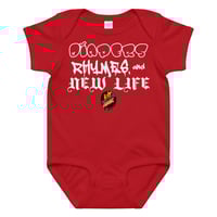 Image 2 of Diapers, Rhymes and NEW LIFE - Onesie