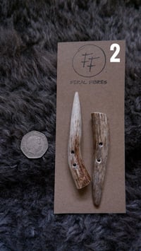Image 2 of Antler toggles - Set of 2