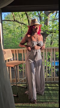 Image 1 of Houndstooth Wrap Pant | More Colors Available🎨