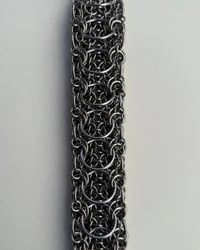 Image 3 of Hematite and Dragonscale Tie