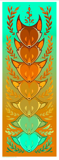 Image 2 of Autumn Fox Totem - Print