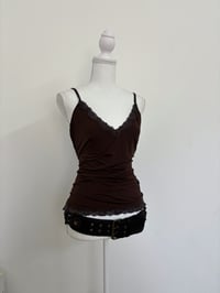 Image 1 of 00s Brown tank top // XL