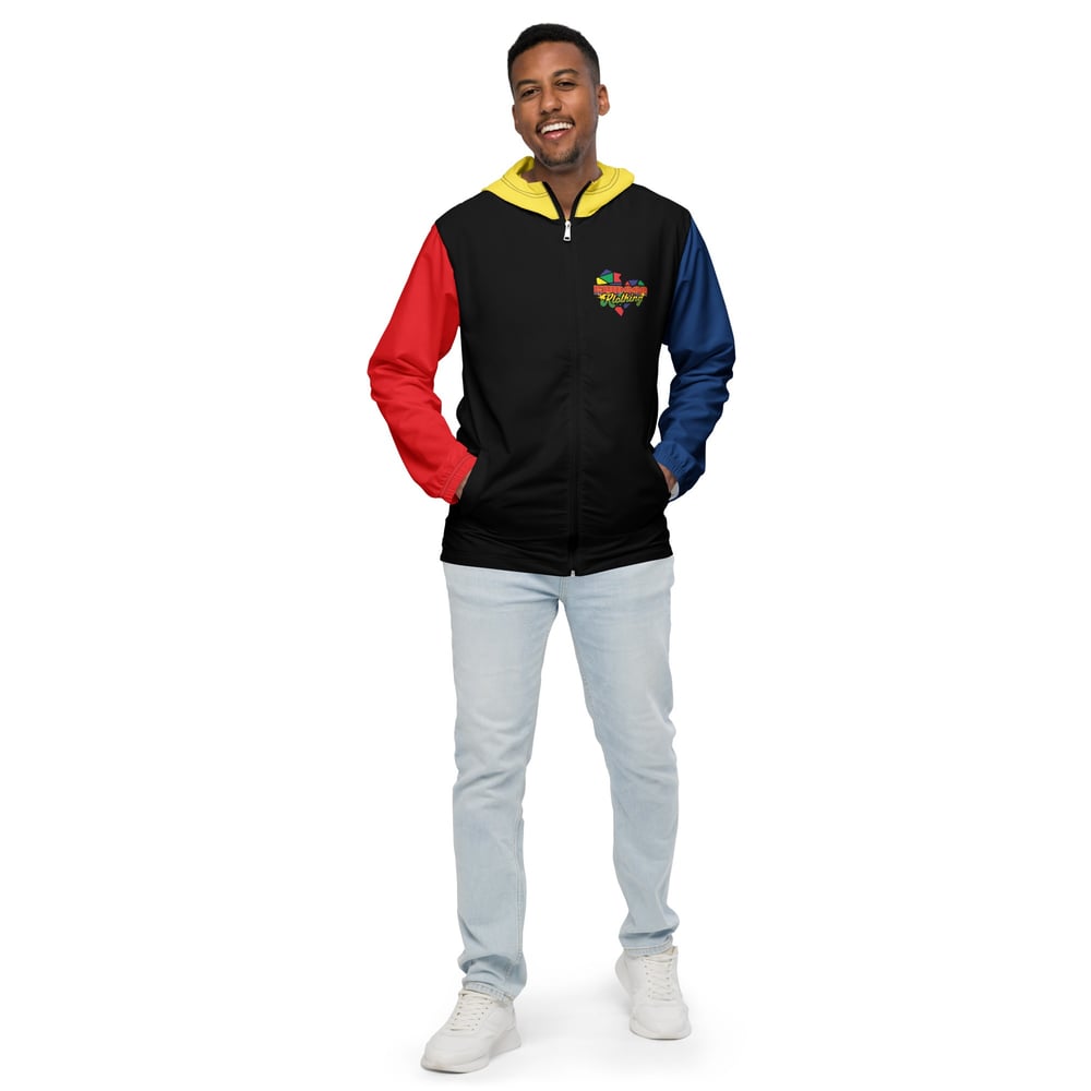 Image of Unisex Kolorblock Windbreaker 