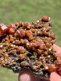 Image 5 of Vanadinite On Black Barite Specimen #2548