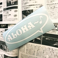 Image 1 of Aloha Bubble Vinyl Decal