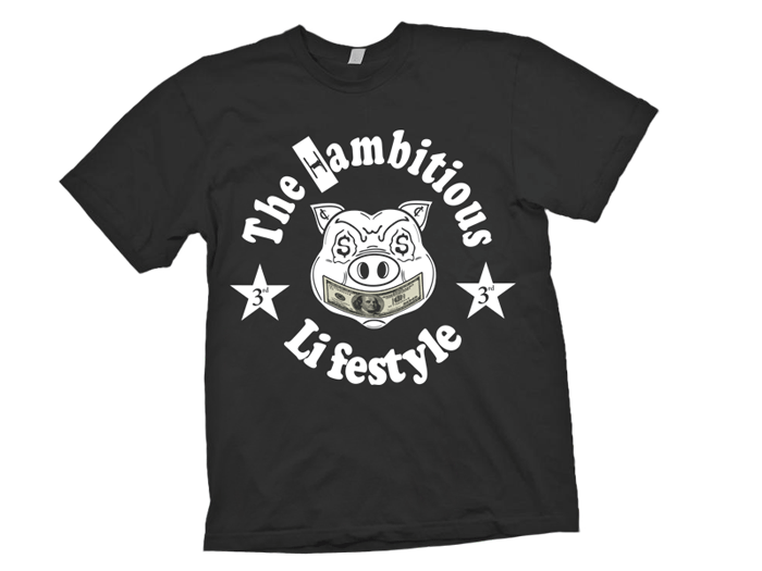 Image of Pig face lifestyle-T-shirt