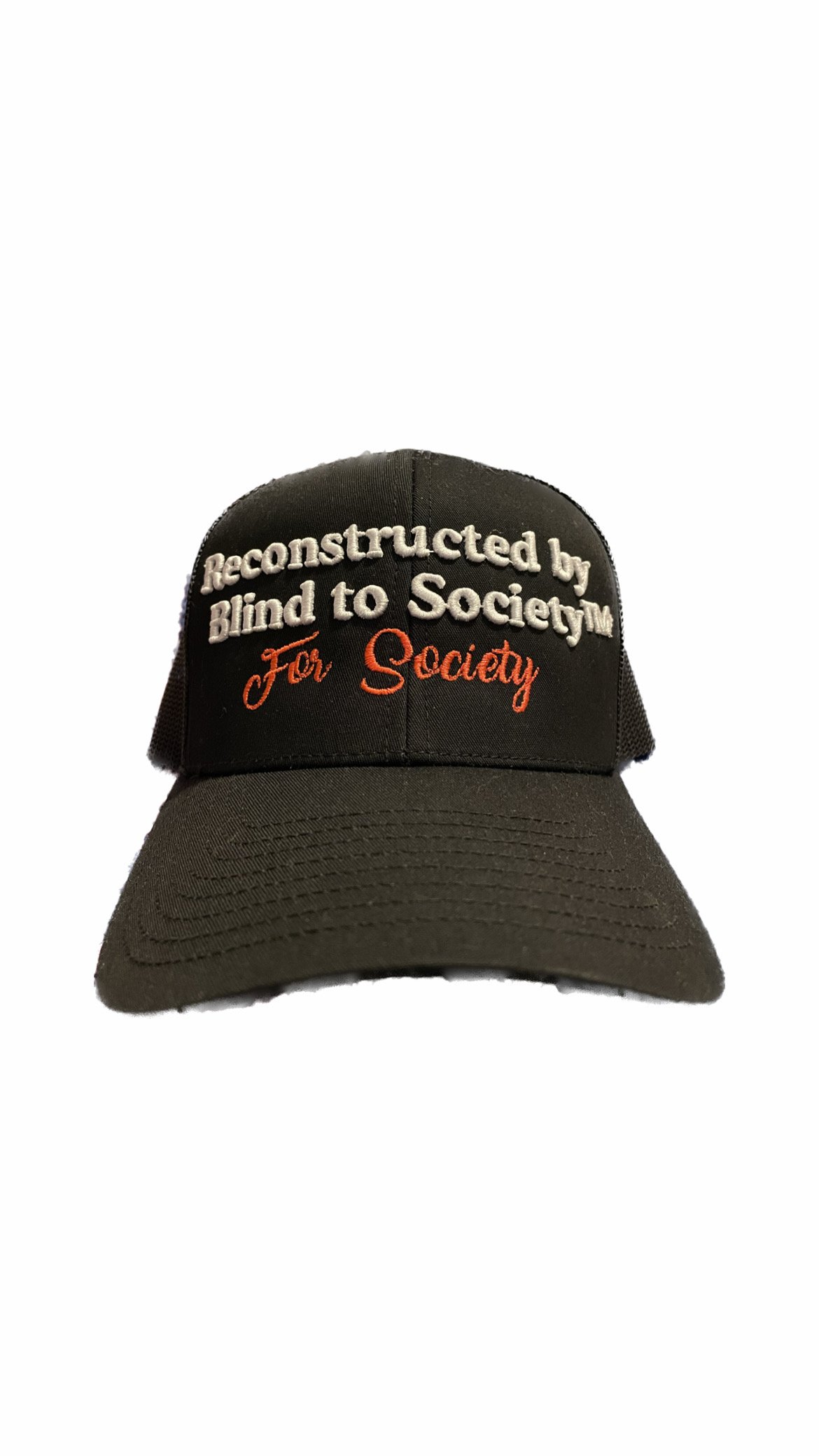 Reconstructed Puff Trucker Hat