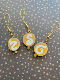 Image 1 of Handpainted Wooden Brushbuddy On Snugstone Charms