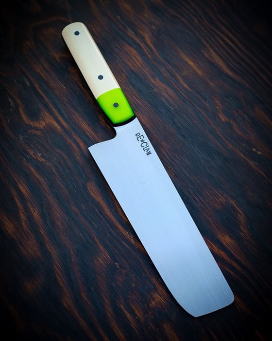 Image of 6.75” Nakiri - IVORY/DAYGLOW