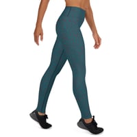 Image 1 of Blue Leo Yoga Leggins