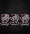 Hello Kitty Skateboarding Sticker