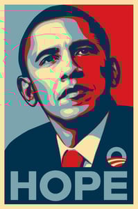 Image of Shepard Fairey Barack Obama Hope 08 