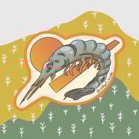 Image 1 of Shrimp Sticker