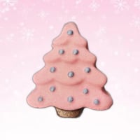 Pink Christmas Tree Bath Bomb 