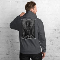 Image 4 of Death is Not My Enemy — She Is My Ally Unisex Hoodie