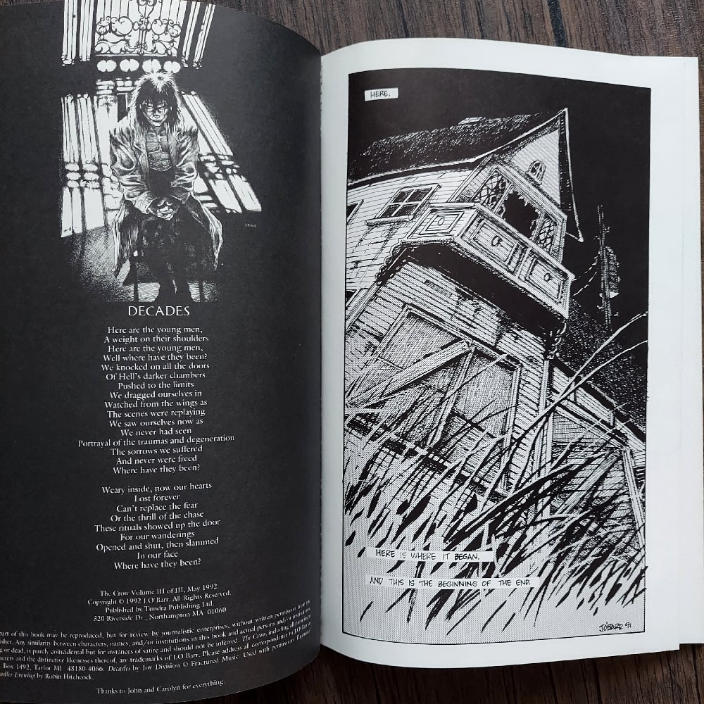 The Crow – Volume Three: Death - SIGNED by James O'Barr