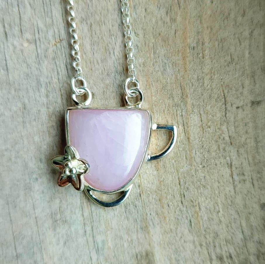 Image of Kunzite Pendant — Cup of Lights