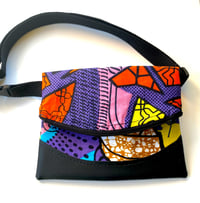 Image 3 of Fanny Pack Designs By IvoryB Purple Multi 