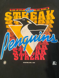 Image 2 of 1993 Pittsburgh Penguins Starter T-shirt (L)