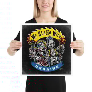 Image of Punks for Ukraine Poster by Mad Twins