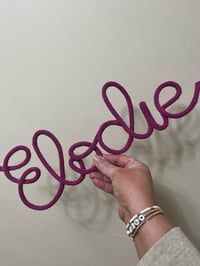 Image 2 of Custom Knitted wire 6 Letter Name/ Word Wall Art 