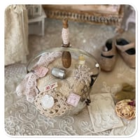 Image 3 of Silver style vintage sugar bowl pin cushion