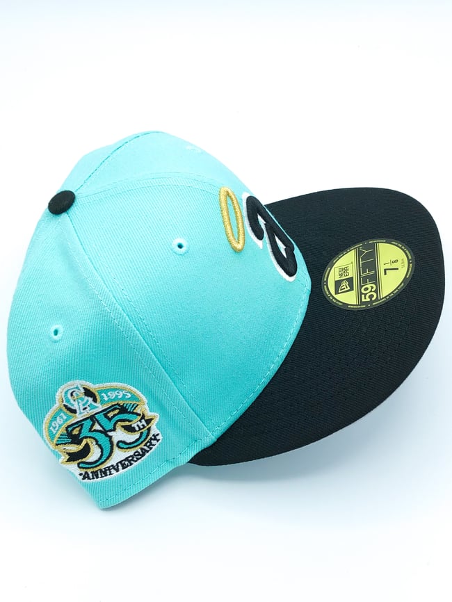 Anaheim Angels Mint/Black HatClub - Grey UV