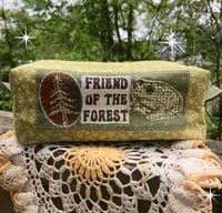 Image 1 of  quilted forest pouch